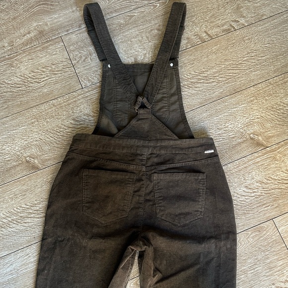Sky and Sparrow Olive Corduroy Overalls - Picture 5 of 14